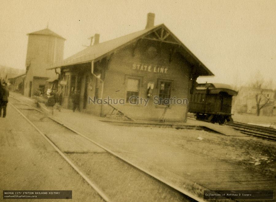 Postcard: State Line, Boston & Albany Railroad